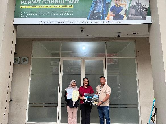 Serah Terima SLF tim PT DNA MITRA TEKNIK
